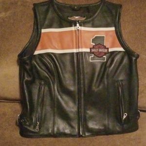 Harley Davidson Leather woman vest